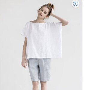 FLORENCE Square Linen Top Not Perfect Linen